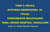 TEMA 1: CÉLULA. ACTIVIDAD ORIENTADORA 19. TÍTULO ...uvsfajardo.sld.cu/.../codigo_genetico._traduccion.pdf · tema 1: cÉlula. actividad orientadora 19. tÍtulo: componentes moleculares