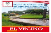 Planta de tratamiento de agua para San Isidro pronto será ... · Olivar (Pág. 23) En vez del tradicional editorial, he creido conveniente publicar la carta que ... Campaña: SEGURIDAD