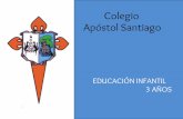 Colegio Apóstol Santiago · 2020. 9. 23. · • BUENOS DÍAS (mandilónde casa puesto, mochila merienda) • ASAMBLEA Nos saludamos, hacemos la oración día, pasamos lista …