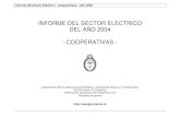 informe cooperativas 04De la provincia se tiene datos de 59 cooperativas y 3 comunas que prestan los servicios de distribución de energía eléctrica, y que abastecen el 8 % del consumo