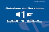 Catalogo de Servicios - gefinsol.comgefinsol.com/docs/catalogo_servicios_gefinsol.pdf · realizados una serie de convenios con empresas de servicios para las comunidades de propietarios,