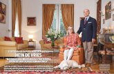El embajador de los Países Bajos en Argentina HEIN DE VRIESEl escritorio estilo escandinavo fue comprado en el Mercado de Pulgas y la alfombra la trajeron de Irán. 162 163 ... tural