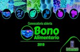 Alimentario · El Bono Alimentario no tiene ningún costo para las familias seleccionadas y permite adquirir 5 grupos de alimentos hasta por $242.000, el bono se podrá redimir en: