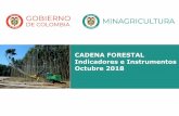 CADENA FORESTAL Indicadores e Instrumentos Octubre 2018 · 2019. 6. 5. · más de la mitad de los recursos del Certificado de Incentivo Forestal. ... Por la ubicación y agrupación