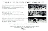 TALLERES DE BAILE - Mijas de Baile.pdf · Aula de Baile. Universidad Popular El Muro. Mijas Pueblo. DANZA TERAPÉUTICA PARA ADULTOS Abril. 14, 16, 21, 23, 28 y 30 17:30 - 19:00 h.