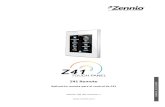 Z41 Remote - Futurasmus KNX Group · Transcurridos unos segundos se mostrará una representación virtual de la página de Menú del dispositivo Z41 remoto (Figura 12), totalmente