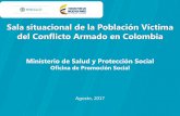 Sala situacional de la Población Víctima del Conflicto Armado en Colombia · 2017. 8. 29. · 3 Víctimas del Conflicto Armado en Colombia 8.472.134 Colombianos están identificados