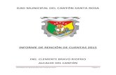 GAD MUNICIPAL DEL CANTÓN SANTA ROSA · Artículo 1 de la Ordenanza Asúmase la competencia y el funcionamiento del Cuerpo de Bomberos de Santa Rosa, constituyéndolo en una entidad