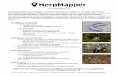 HerpMapper (HM) es un proyecto cooperativo diseñado para obtener y … · 2014. 8. 18. · Datos disponibles! • Acceso gratis para investigación, conservación y reservación