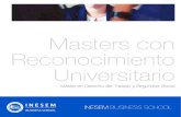 Masters con Reconocimiento Universitario · Módulo 1. Derecho del trabajo Módulo 2. Seguridad social Módulo 3. Gestión laboral informatizada Módulo 4. Procedimientos Módulo