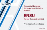 Encuesta Nacional Urbana ENSU - INEGI · 2019. 10. 16. · 70.3 Sep 2019 Jun 2019 Mar 2019 Dic 2018 Sep 2018 Jun 2018 Mar 2018 Dic 2017 Sep 2017 Jun 2017 Mar 2017 Dic 2016 Sep 2016