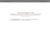 DEPARTAMENTO DE LENGUA CASTELLANA Y LITERATURAde+archivo/7160... · LENGUA CASTELLANA Y LITERATURA PROGRAMACIÓN DIDÁCTICA DEL BACHILLERATO CURSO 2018-2019 1º de Bachillerato: Lengua