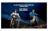 EL SECTOR DE LA BICICLETA EN CIFRAS 2018 · 2019. 7. 9. · Ventas de bicicletas por canales en va lor y evolución: Datos de venta sell-out 11,1% 8,0% Tiendas especializadas Las