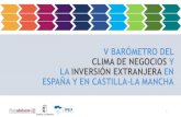 V BARÓMETRO DEL CLIMA DE NEGOCIOS Y LA ......Evolución en 2019: CARTERA DE PEDIDOSAumento Igual Disminución 21% 34% 45% La producción se ha mantenido estable para la mayoría de