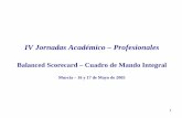 IV Jornadas Académico – Profesionales - Cuadrodemandocuadrodemando.unizar.es/casosbsc/docs/CMI-HC.pdf · 2010. 7. 11. · 1 IV Jornadas Académico – Profesionales Balanced Scorecard