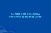 AUTORIDAD DEL AGUA Provincia de Buenos Aires...LINEA de RIBERA CARACTER El deslinde o determinación de línea de ribera no es un acto constitutivo de dominio público alguno, sino