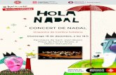 CONCERT DE NADAL - media-edg.barcelona.cat€¦ · Àrea de Cultura CONCERT DE NADAL Orquestra de Cambra Catalana Diumenge 18 de desembre, a les 18 h Parròquia de Sant Joan Bosco