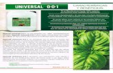 Biomex 8-Universal... · 2016. 3. 31. · Ayuda como desestresante y da más vigor a la planta disminuyendo su vulnerabilidad a las enfermedades; incrementando su productividad. Se