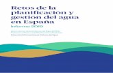Retos de la planificación y gestión del agua en España ......Ley de aguas para permitir la recuperación de los costes (incluidos los ambientales) ... Más concretamente, presenta