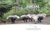 BALANCE SOCIAL 2014 · en carreras, en lo posible, referentes al sector agropecuario o afines a él, bien sean técnicas, tecnológicas o profesionales. 2006-2014 TOTAL ESTUDIANTES