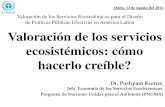 Valoración de los Servicios Ecosistémicos para el Diseño de ......Valoración de los Servicios Ecosistémicos para el Diseño de Políticas Públicas Efectivas en América Latina