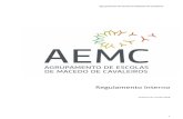 Regulamento Interno - Agrupamento de Escolas de Macedo de ...€¦ · Agrupamento de Escolas de Macedo de Cavaleiros 7 1º, 2º e 3º Ciclos do Ensino Básico e Ensino Secundário: