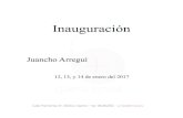 Inauguración - Galería 6mas1 · 2018. 3. 14. · Juancho Arregui Calle Piamonte 21- 28004 Madrid – tel. 915216268 – arte@6mas1.es Inauguración 12, 13, y 14 de enero del 2017