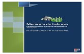 Memoria de Labores - Inicio | CONSAA€¦ · Memoria de Labores Consejo Salvadoreño de la Agroindustria Azucarera ... En comparación con la zafra 2013/2014 la producción de azúcar