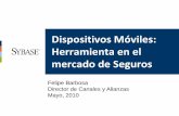 Dispositivos Móviles: Herramienta en el mercado de Segurosamis.org.mx/InformaWeb/Documentos/Archivos/Sybase_movil.pdf · 2010. 5. 26. · Administración y seguridad de dispositivos.