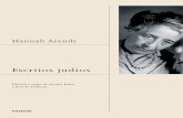 ESCRITOS JUDIOS (4G)8 - pladlibroscl0.cdnstatics.com · Escritos judíos «Hannah Arendt experimentó el hecho de ser judía unas veces como testigo y otras como protagonista y víctima