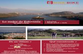 Lo mejor de Eslovenia 2018 - viajesenbicicleta.com · Las cuevas de Postojna El Castillo de Predjama Lipica y sus famoso caballos lipizzanos. > 11 Días Viaje autoguiado –Nivel