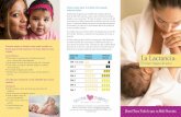 La Lactancia - Utah.gov...La Lactancia: El enlace mágico de amor Usted Tiene Todo lo que su Bebé Necesita Edad del Pañales Pañales bebé Mojados Sucios DIA 2 DIA 3 DIA 4 DIA 5