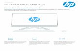 HP 24 All-in- One PC 24-f0047ns · No todos los clientes ni aplicaciones de sof t ware se beneficiarán necesariamente del uso de esta1 tecnología. El rendimiento y la frecuencia