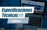 Especificaciones Técnicas - Prensa Ibérica 360º · 2018. 10. 29. · ga cumple con los servicios míni-mos fijados por la Consejería de Empleo, ... encuentro fenomenal y feliz».