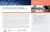 La educación en tiempos de la pandemia de COVID-19iin.oea.org/pdf-iin/RH/docs-interes/2020/CEPAL...La pandemia de enfermedad por coronavirus (COVID-19) ha provocado una crisis sin