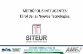 METRÓPOLIS INTELIGENTES: El rol de las Nuevas Tecnologías. · • Mejor servicio para los usuarios de programas sociales. • Modernización y mejora de las unidades del Transporte