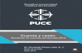 Pontificia Universidad Católica del Ecuador · 2019. 5. 10. · LINEAMIENTO 4: Sostenibilidad DESAFÍOS PUCE 2019 PONTIFICIA UNIVERSIDAD CATÓLICA DEL ECUADOR 05 06 08 10 24 36 38