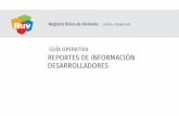 GUÍA OPERATIVA REPORTES DE INFORMACIÓN …portal.ruv.org.mx/wp-content/uploads/2019/04/GuiaU... · Fecha de actualización mayo 2017 Para cualquier aclaración o duda respecto al