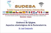 Presentación de PowerPoint · 1/12/2017  · mononuclear cell infiltration of the salivary and lachrymal glands. Sjögren's Syndrome: An Update on Epidemiology and Current Insights