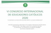 VI CONGRESO INTERNACIONAL DE EDUCADORES CATÓLICOS 2020 · 2 days ago · VI CONGRESO INTERNACIONAL DE EDUCADORES CATÓLICOS 2020 “El Sentido de la Educación Religiosa Frente a