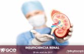 Reporte GCE Insuficiencia renal 600 140317 PLLa insuficiencia renal o fallo renal se produce cuando los riñones no son capaces de filtrar adecuadamente las toxinas y otras sustancias