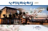 PDF COMUNIONES TORRE DE SALAZAR · Condiciones de la reserva XCierre del menú 15 días antes de la comunión. XNumero final de comensales 5 días antes de la comunión para facturación.