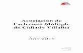 Asociación de Esclerosis Múltiple de Collado Villalba final 2018 2.0.pdfcumplimiento de los objetivos fijados en los estatutos, así como la consecución de sus fines como entidad