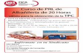 Curso de PRL de Albañilería de 20 Horas - WordPress.com · 2017. 5. 11. · - Tlf: 618103817 .- formacion.mcaugtjaen@gmail.com Curso de PRL de Albañilería de 20 Horas válido