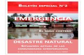 Boletín especial N°2 - CEDET · Boletín especial N°2 EMERGENCIA Situación de las comunidades afroperuanas a consecuencia de los desastres naturales. Marzo 2017. Es una publicación