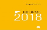 INFORME 2018 - Arquia · 2019. 5. 20. · º Hermandad Nacional de Arquitectos Superiores, con una participación de 2.139.394,30, € que supone el 10,75% del total desembolsado.