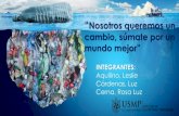 TITULO DE LA CAMPAÑA PUBLICITARIA - USMPusmp.edu.pe/recursoshumanos/concurso2017/pdfs/... · Encuesta sobre el plastico Si No 1. ¿Tienes idea de cuanto contaminan los plasticos