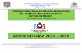 Administración 2016 - 2018chapademota.gob.mx/mejora_regulatoria_pdf/plan_anual.pdf · Tel. /Fax: (588) 99 202 09 /99 203 22 / 99 203 63 p.m.chapademota@hotmail.com Sitio web: chapademota-ayuntamiento.com