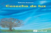 Cosecha de luz - Universidad Nacional de Tucumánmedios.unt.edu.ar/adjunto/2020/05/07/Cosecha_de_luzPDFESPINOS… · Cosecha de luz. - 1a ed. - Tucuman : EDUNT, 2012. 108 p. : il.