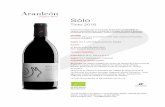 Tinto 201 - aranleon.esaranleon.es/wp-content/uploads/2017/11/SOLOTINTO2016.pdf · Silver Medal in Mundus Vini 2015 Formatos disponibles Disponible en 75 cl.,150 cl.y 37 . ,5 cl Región: